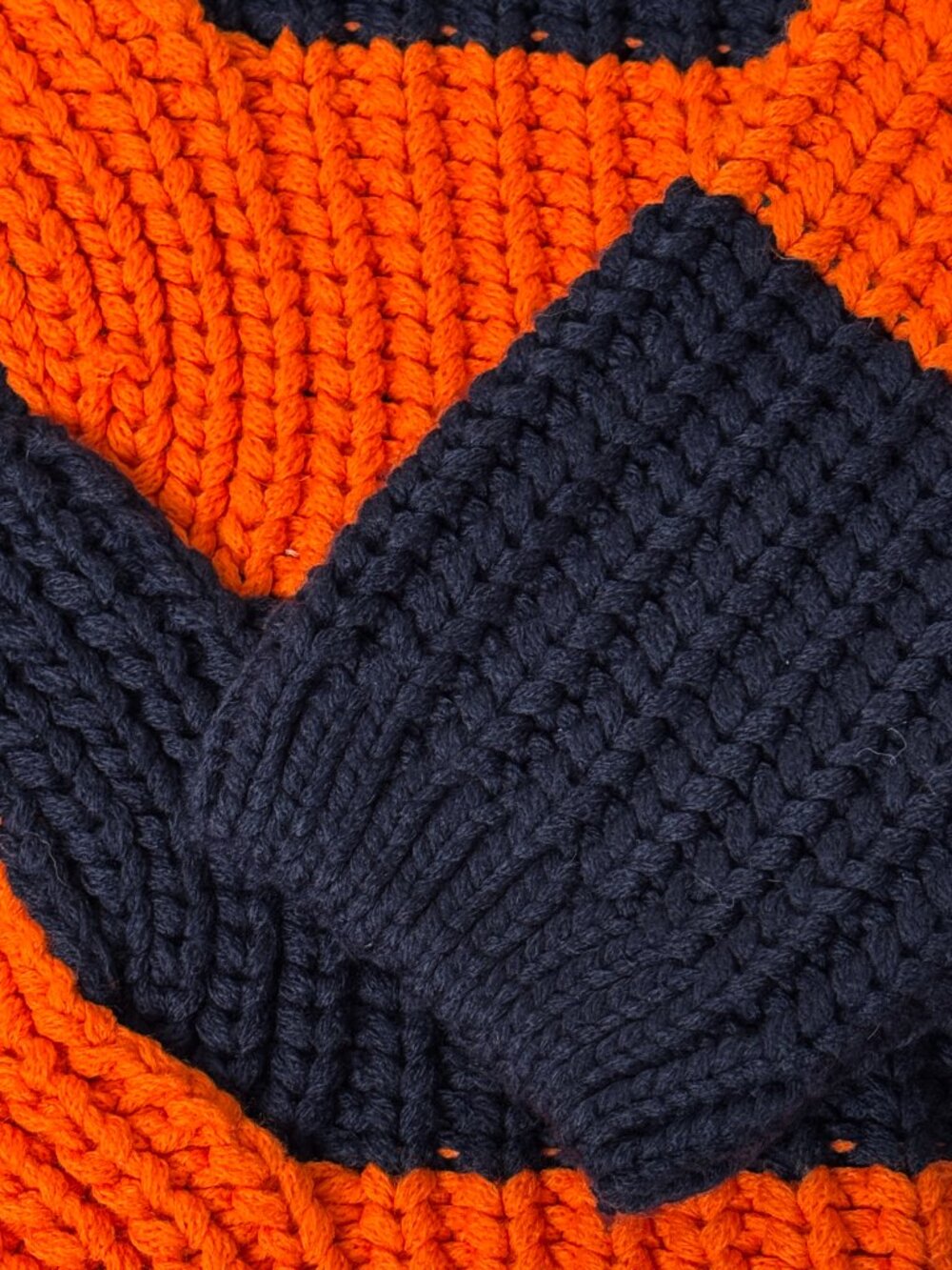 ZARA CHUNKY KNIT COLORBLOCK OVERSIZE SUMMER TO AUTUMN PREPPY CLASSIC CASUAL S - Picture 6 of 11